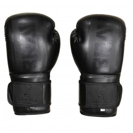 Gants de Boxe Classic One PU Brave Art Noir Ton sur Ton - BGPUFB