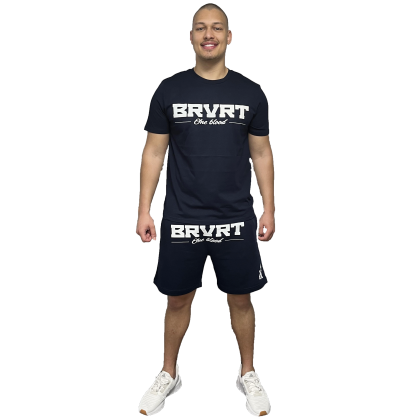BRVRT Brave Art Shorts – Blue White Logo SHBRNY | Official Store