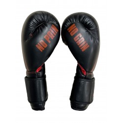 Gants de Boxe Classic One Brave Art Noir et Rouge - BAGBBRF