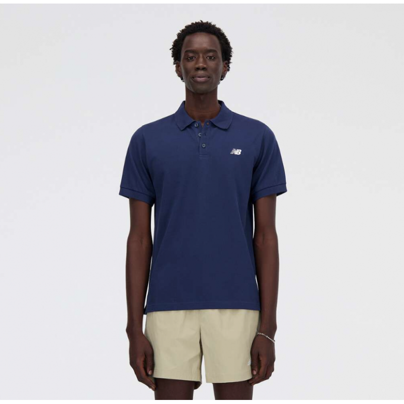 New Balance Baumwoll-Poloshirt – MT41503 NVY
