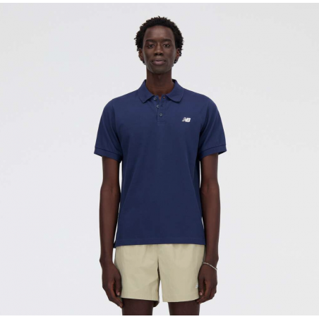 New Balance Baumwoll-Poloshirt – MT41503 NVY
