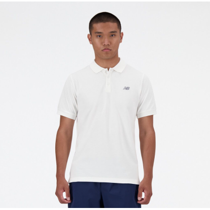 New Balance Cotton Polo Shirt – MT41503 WT | Official Online Store