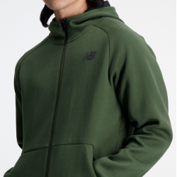 New Balance R.W Tech Fleecejacke mit Kapuze – MJ21178