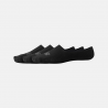 New Balance Performance – Set di 3 Paia di Calzini Invisibili in Cotone Nero – LAS95043BK