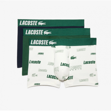 Lot de 3 boxers courts casual Lacoste