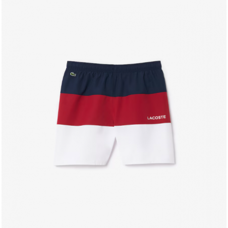 Lacoste Kids' Color-Block Swim Shorts – MJ7323-IRZ