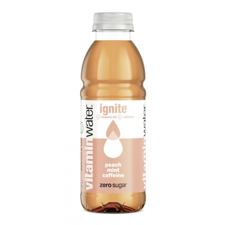 Focus Water Glacéau Ignite Zero – Saveur Pêche Menthe