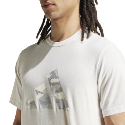 T-shirt Adidas Camo Logo – AEROREADY, Recyclé, Style Entraînement