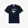 T-shirt coton imprimé signature Lacoste