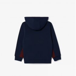 Sweatshirt zippé à capuche molleton Lacoste