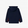 Sweatshirt zippé à capuche molleton Lacoste