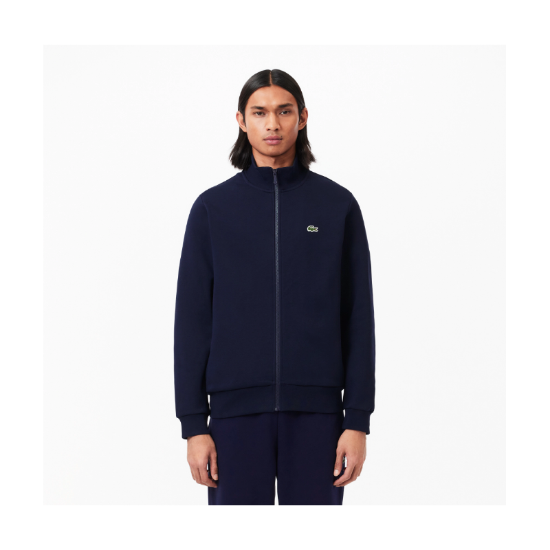 Sweatshirt zippé molleton col montant Lacoste