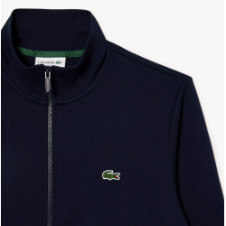 Sweatshirt zippé molleton col montant Lacoste