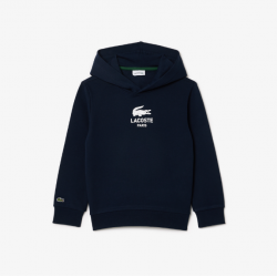 Sweatshirt à capuche à signature Lacoste