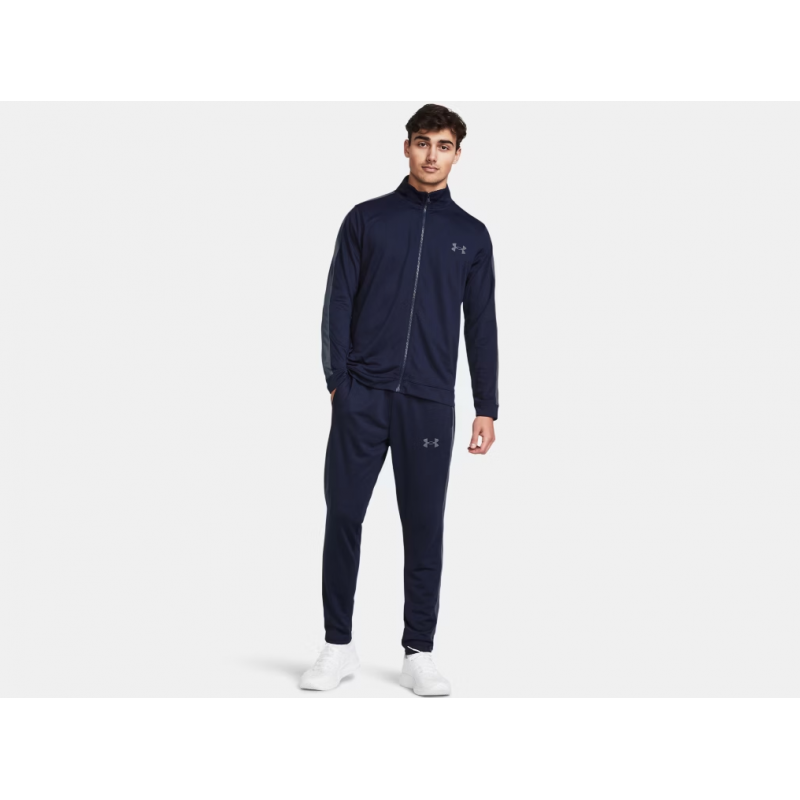 Survêtement UA Rival Tricot Homme – Confort Douillet, Séchage Rapide, Bleu Marine