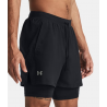 Short UA Launch 2 en 1 5 pouces pour homme