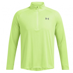 Men’s UA Tech™ Textured ½ Zip – 1382797-304 – Green