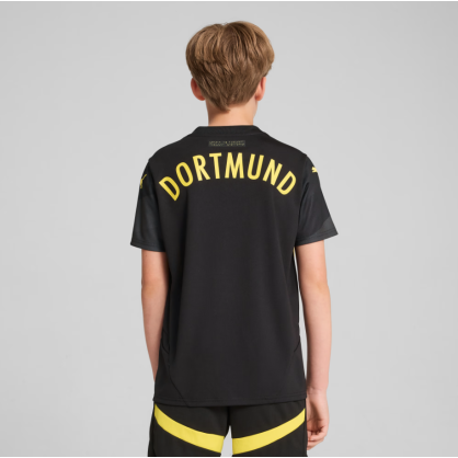 Maillot Away Borussia Dortmund 24/25 Junior Puma – Officiel, Inclusif, dryCELL