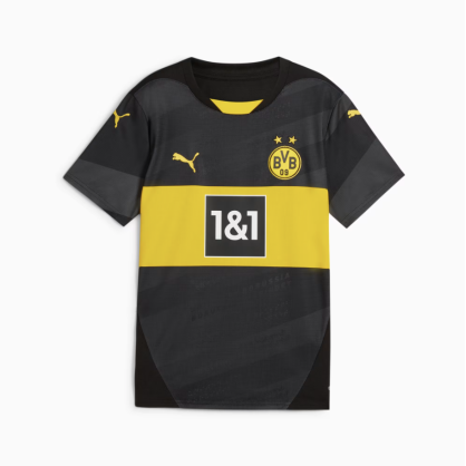 Maillot Away Borussia Dortmund 24/25 Junior Puma – Officiel, Inclusif, dryCELL