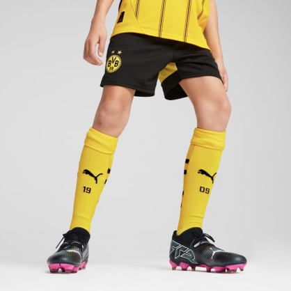 Borussia Dortmund Kids Shorts 24/25 – Black – Puma Official