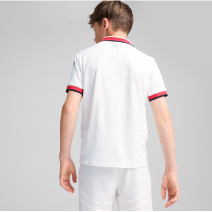 Maillot Away AC Milan 24/25 Junior Puma – Officiel, Élégance Blanche, Style Match