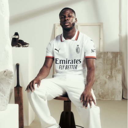 Maillot Away AC Milan 24/25 Junior Puma – Officiel, Élégance Blanche, Style Match