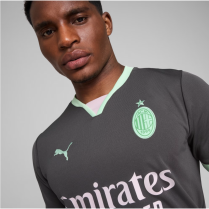 Maillot Third AC Milan 24/25 Homme Puma – Officiel, Monochrome, Élégance Rossonera