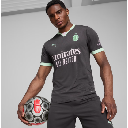 Maillot Third AC Milan 24/25 Homme Puma – Officiel, Monochrome, Élégance Rossonera