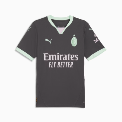 Maillot Third AC Milan 24/25 Homme Puma – Officiel, Monochrome, Élégance Rossonera