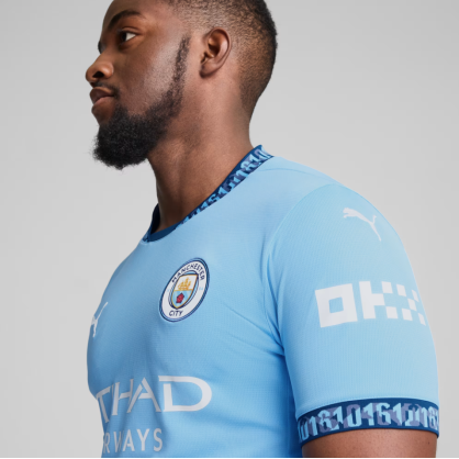 Maillot Home Manchester City 24/25 Homme Puma – Officiel, dryCELL, Esprit "0161"