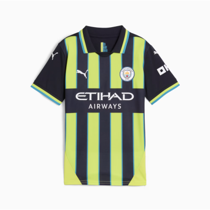 Maillot Away Manchester City 24/25 Junior Puma – Édition Spéciale, dryCELL, Style Fluo