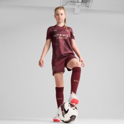 Short Junior Manchester City 24/25 Puma – Officiel, dryCELL, Look Match