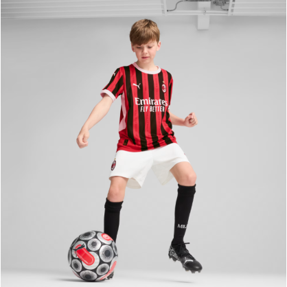 Short AC Milan 24/25 Junior Puma – Officiel, dryCELL, Confort Match