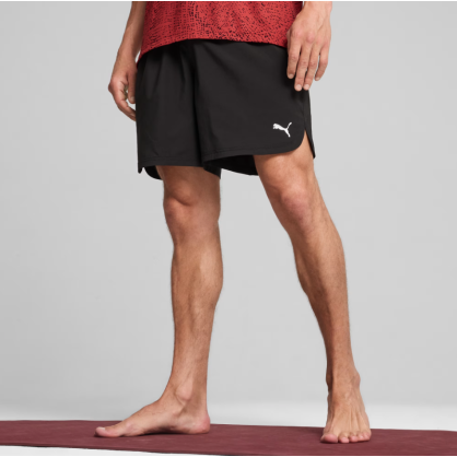 Short STUDIO FOUNDATION Homme Puma – Séchage Rapide, Taille Ajustable, Yoga-Friendly