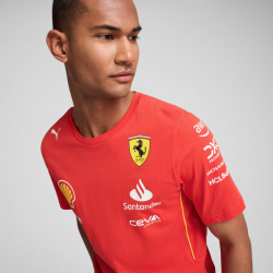 Scuderia Ferrari Carlos Sainz 2024 Replica T-Shirt by Puma – 763604_01