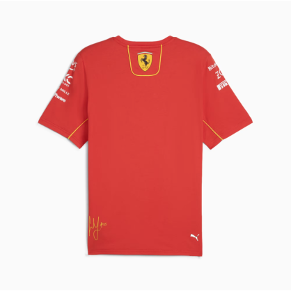 Scuderia Ferrari 2024 T-Shirt – Carlos Sainz Replica by Puma | Official F1 Fan Gear
