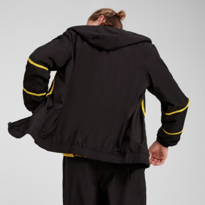 Veste d’Avant-Match Borussia Dortmund 24/25 Homme Puma – dryCELL, Poches Zippées, Style BVB