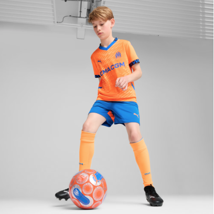 Maillot Third OM 24/25 Junior Puma – dryCELL, Confort et Fierté Olympienne