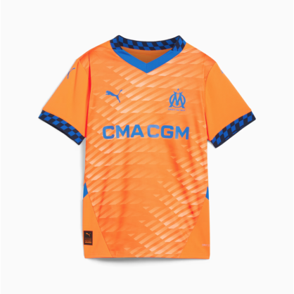 Maillot Third OM 24/25 Junior Puma – dryCELL, Confort et Fierté Olympienne