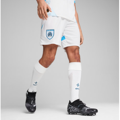 Short OM 24/25 Homme Puma – dryCELL, Écusson Officiel, Coupe Regular