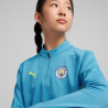 Haut d'entraînement à 1/4 zip Manchester JR City Puma