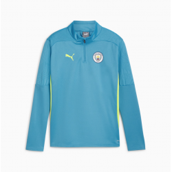 Haut d'entraînement à 1/4 zip Manchester JR City Puma