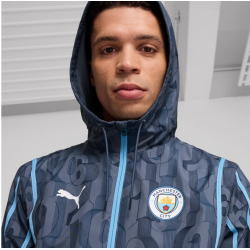 Veste d’avant match tissée Manchester City Homme Puma