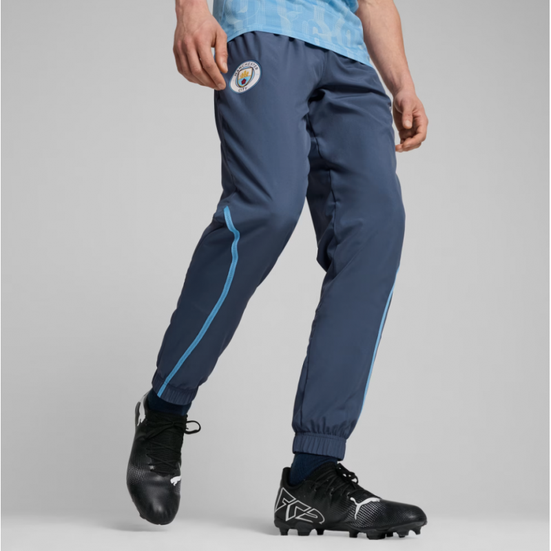 Pantalon d’avant-match tissé Manchester City Homme Puma