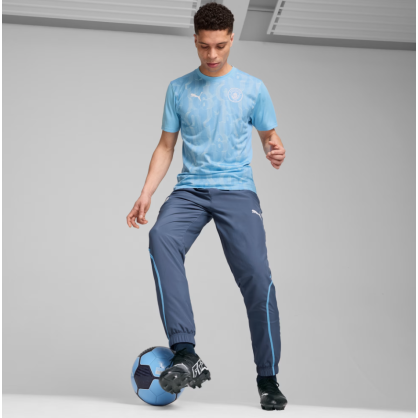 Pantalon d’avant-match Manchester City Homme – Puma, coupe slim et technologie dryCELL