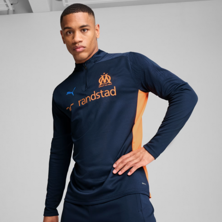 Haut d’entraînement à 1/4 zip Olympique de Marseille Homme Puma