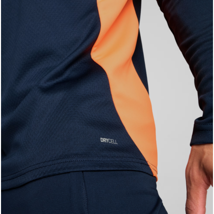 Haut d’entraînement 1/4 zip Olympique de Marseille Homme – Puma, dryCELL et coupe ajustée