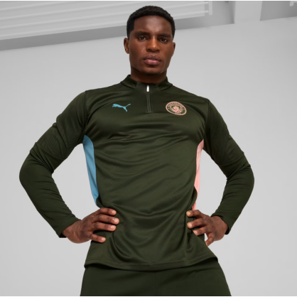 Haut d'entraînement 1/4 zip Manchester City Homme – Puma 777529_13 | Officiel & Technique