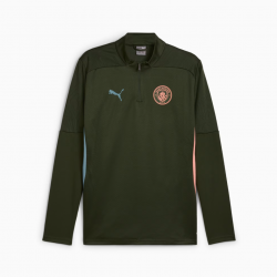 Haut d'entraînement à 1/4 zip Manchester City Homme Puma