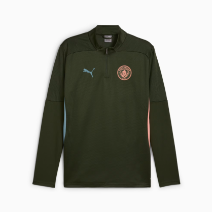 Haut d'entraînement 1/4 zip Manchester City Homme – Puma 777529_13 | Officiel & Technique